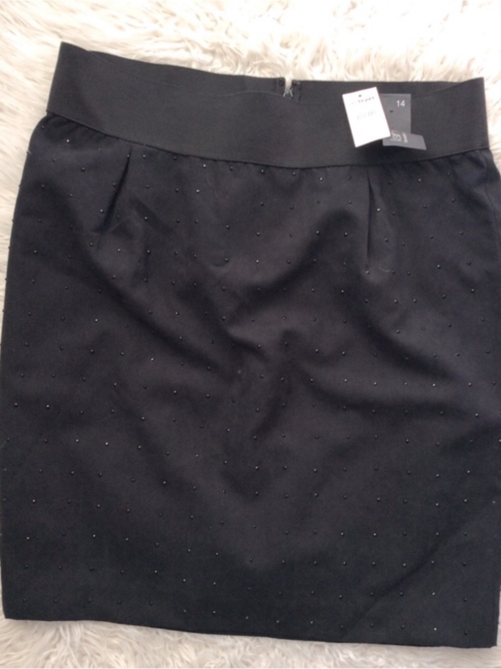 NWT Lane Bryant Rhinestone Studded Pencil Skirt